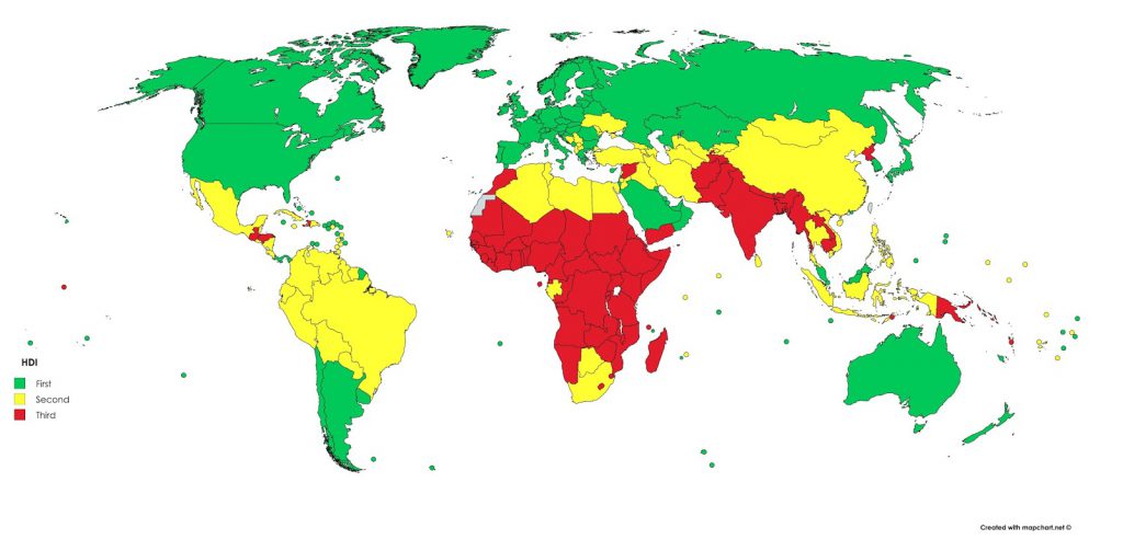 1st 2nd 3rd World Countries List The New 1st, 2nd, and 3rd World - Vivid Maps
