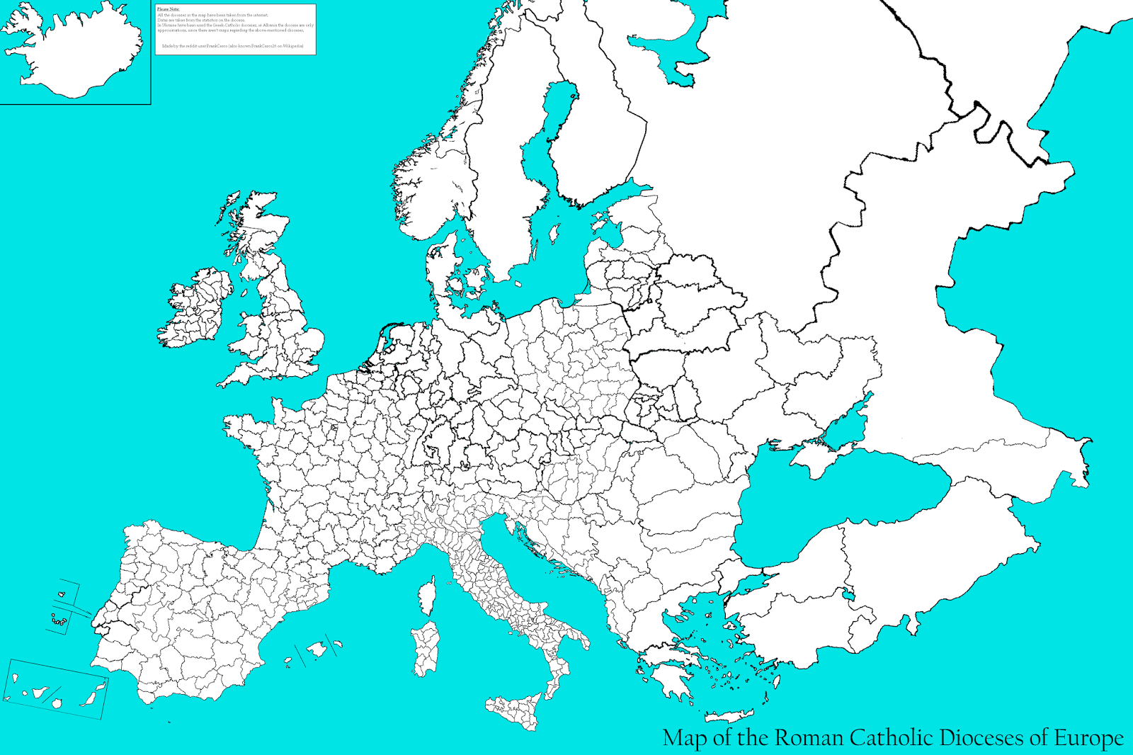 Dioceses - Vivid Maps