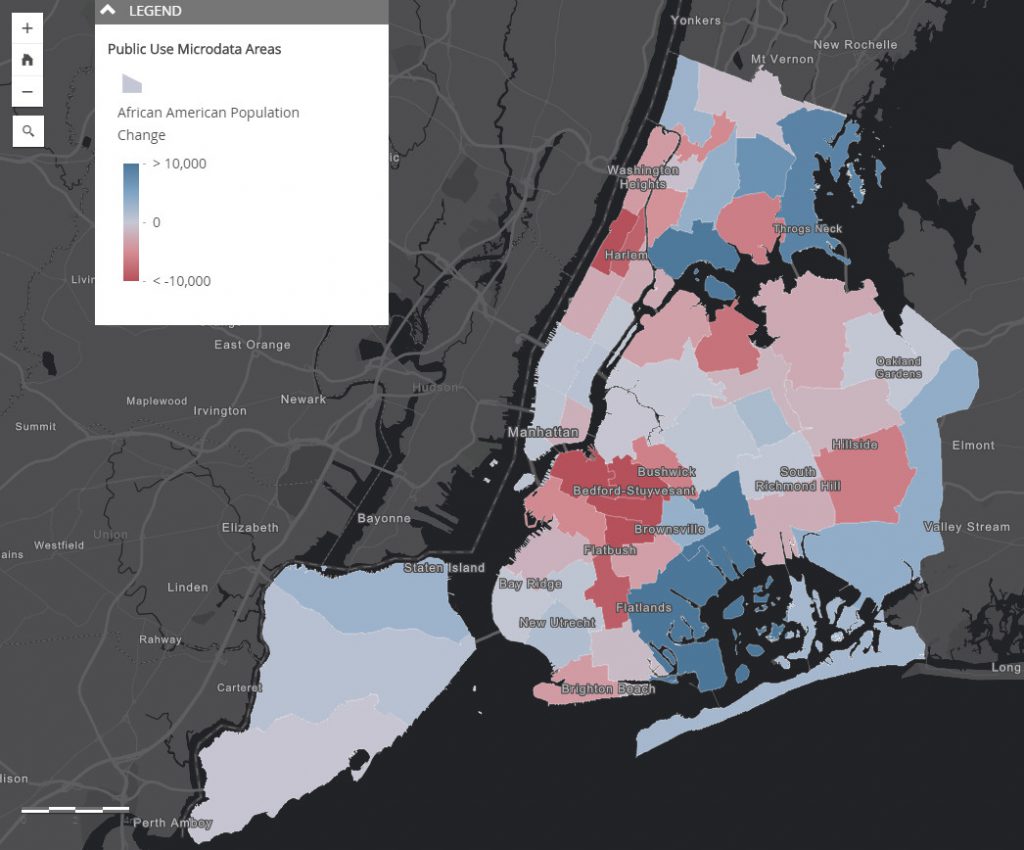 The Modern Transformation of NYC (2000 2015) Vivid Maps