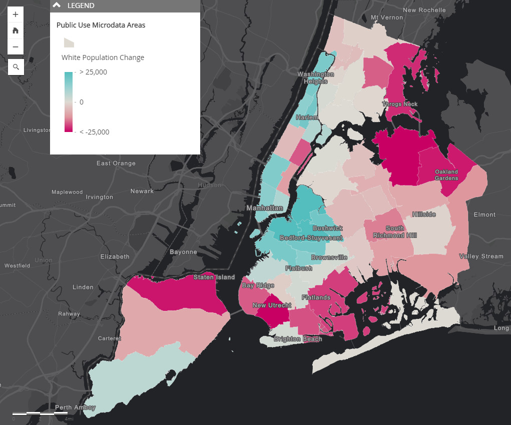The Modern Transformation of NYC (2000 2015) Vivid Maps