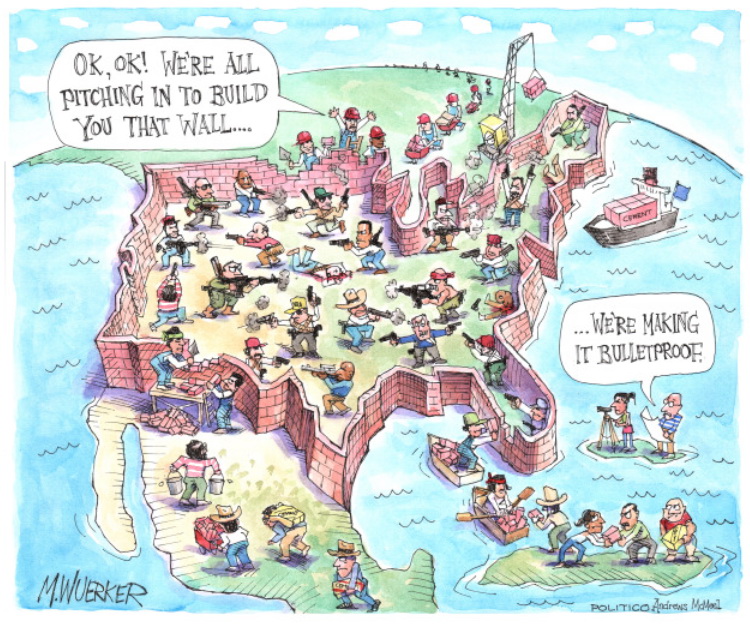 The Great Wall of America Vivid Maps