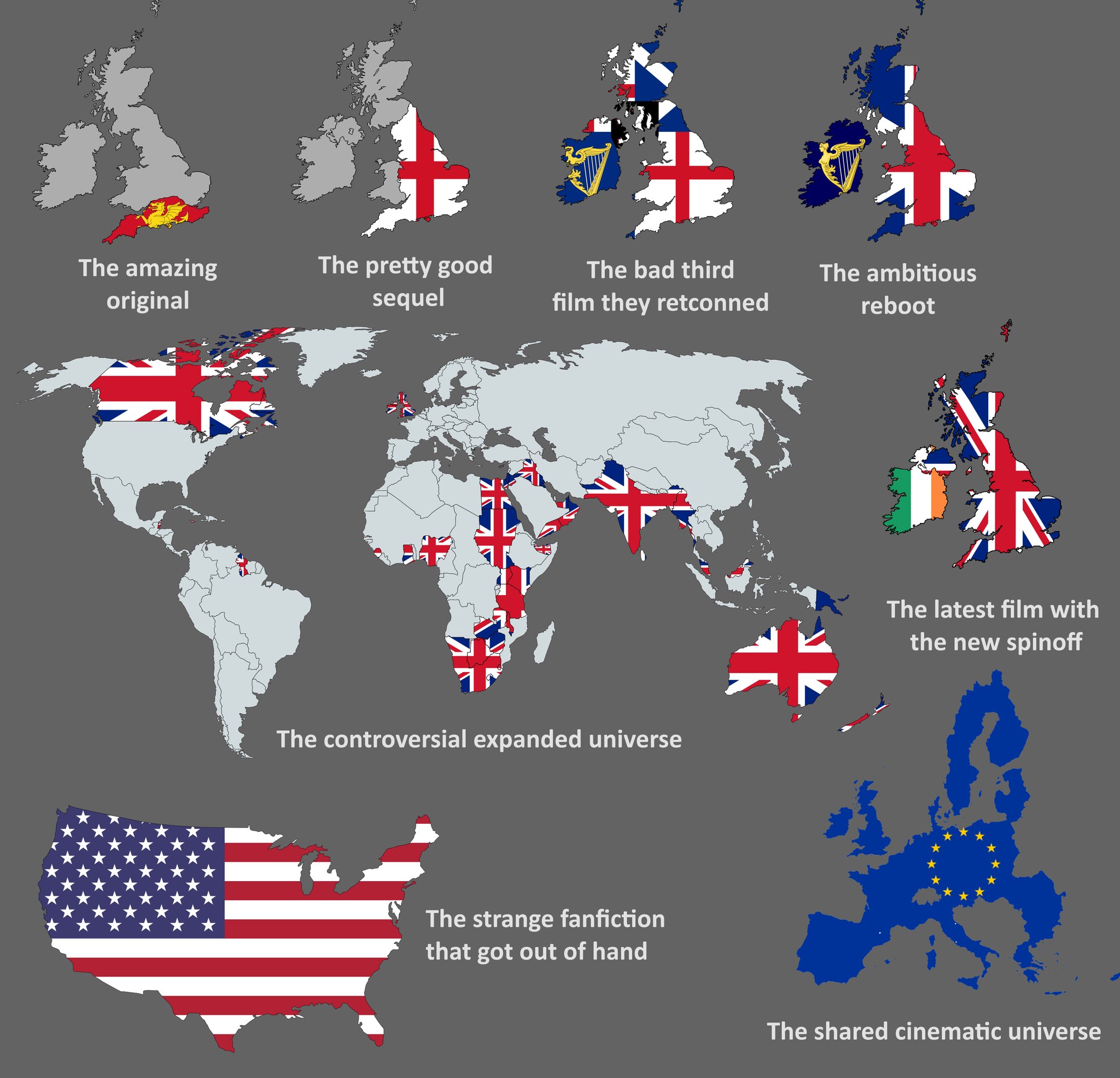 If Country Was A Tv Show Vivid Maps
