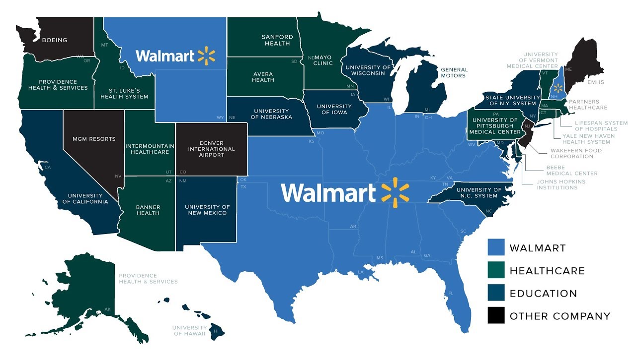 America’s Biggest Employers Vivid Maps
