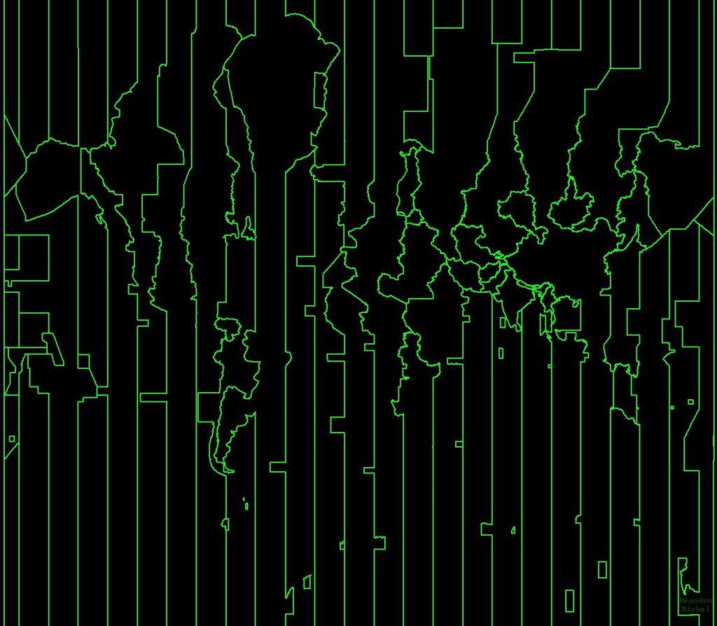 Time Zone Map Vivid Maps